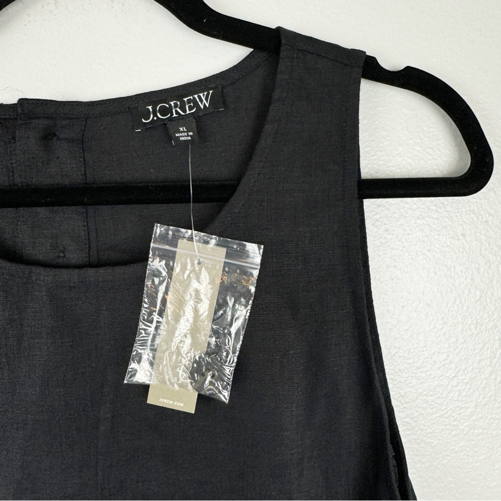 J. Crew Black Halter A-line Cocktail Mini Dress - Picture 7 of 8
